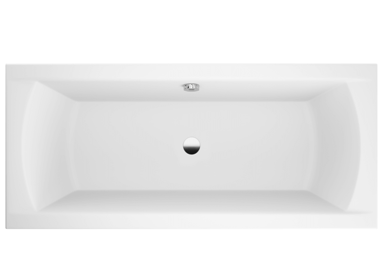 Rechteckige Badewanne INES 180 x 80 cm 