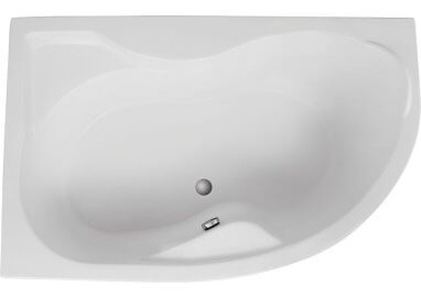 Asymmetrische Eckbadewanne DORA  170 x 110 cm links 