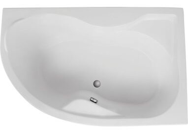 Asymmetrische Eckbadewanne DORA  170 x 110 cm rechts 