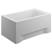 Acrylverkleidung für rechteckige Badewanne - Frontplatte 120 cm CAPRI 