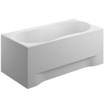 Acrylverkleidung für eine rechteckige Badewanne - Seitenwand 70 cm Höhe 52 cm