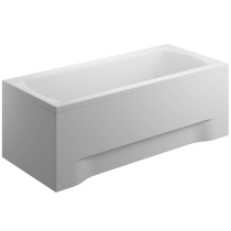 Acrylverkleidung für rechteckige Badewanne - Frontplatte 180 cm Höhe 58 cm