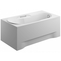 Acrylverkleidung für eine rechteckige Badewanne - Seitenwand 75 cm Höhe 51 cm
