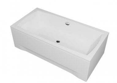 Acrylverkleidung für rechteckige Badewanne- Frontplatte 140 cm Höhe 42 cm